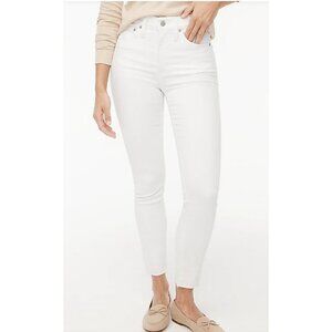 J.Crew $118 10" Skinny Jean in Signature Stretch White Size 29 BO928